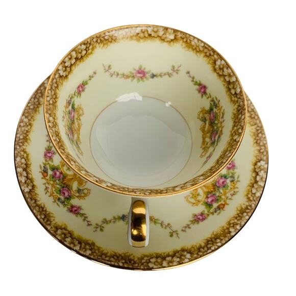 1933 Noritake China Teacup & Saucer - Picture 9 of 14